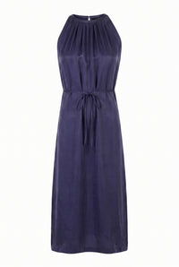 CLAUDETTE CUPRO LONG DRESS
