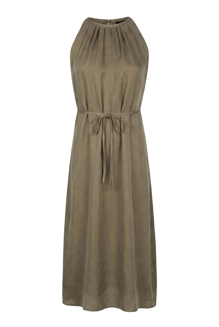 CLAUDETTE CUPRO LONG DRESS