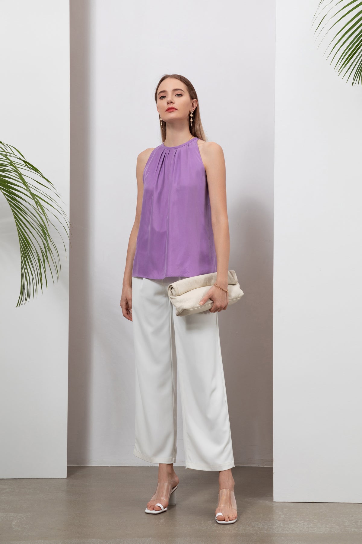 CLAUDETTE CUPRO TOP