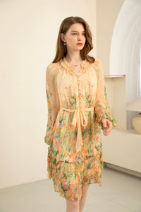 VIOLA SILK SHORT DRESS