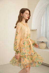 VIOLA SILK SHORT DRESS