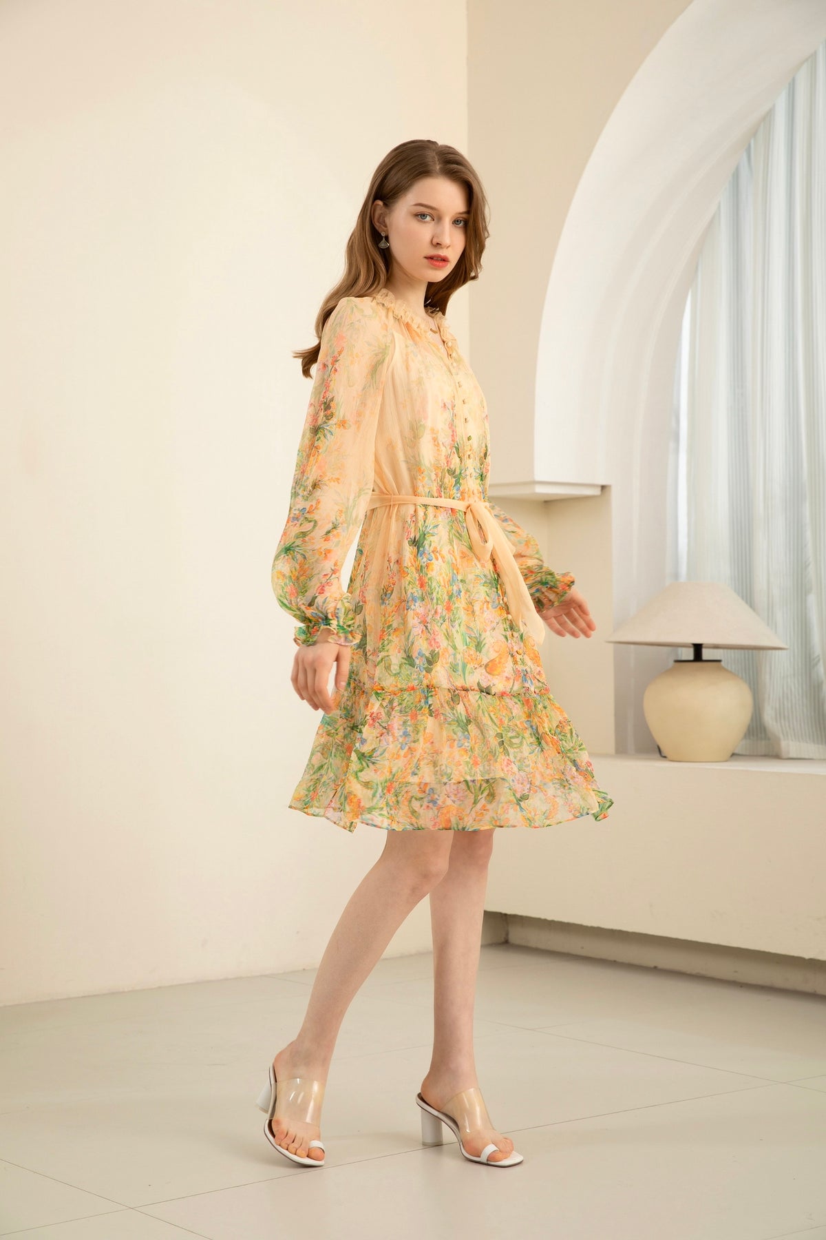VIOLA SILK SHORT DRESS