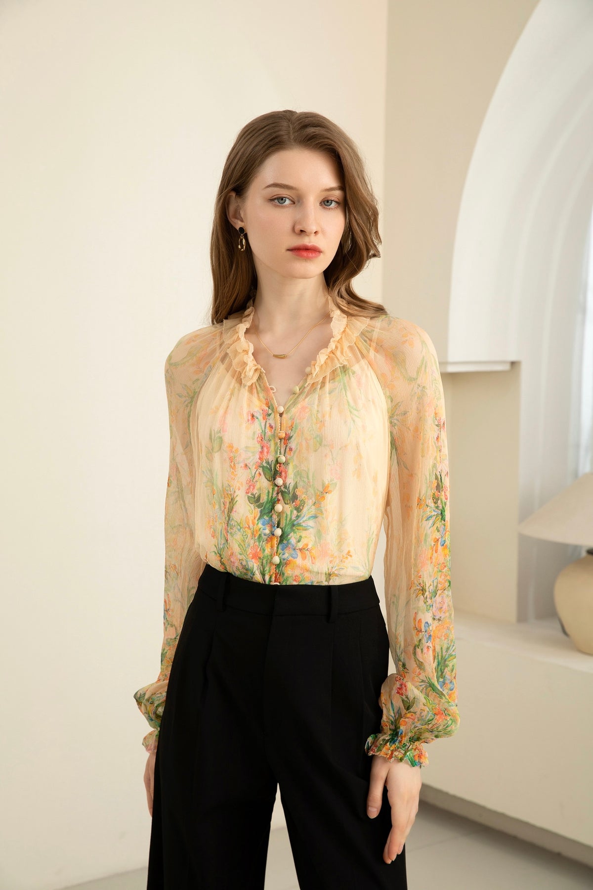 VIOLA SILK BLOUSE
