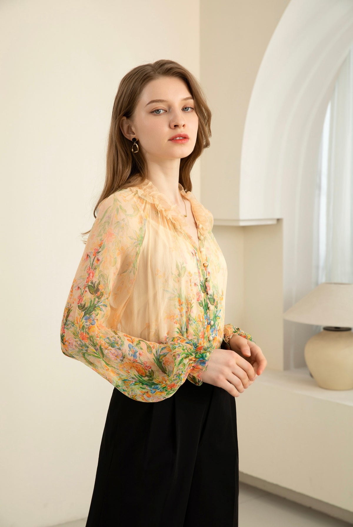 VIOLA SILK BLOUSE