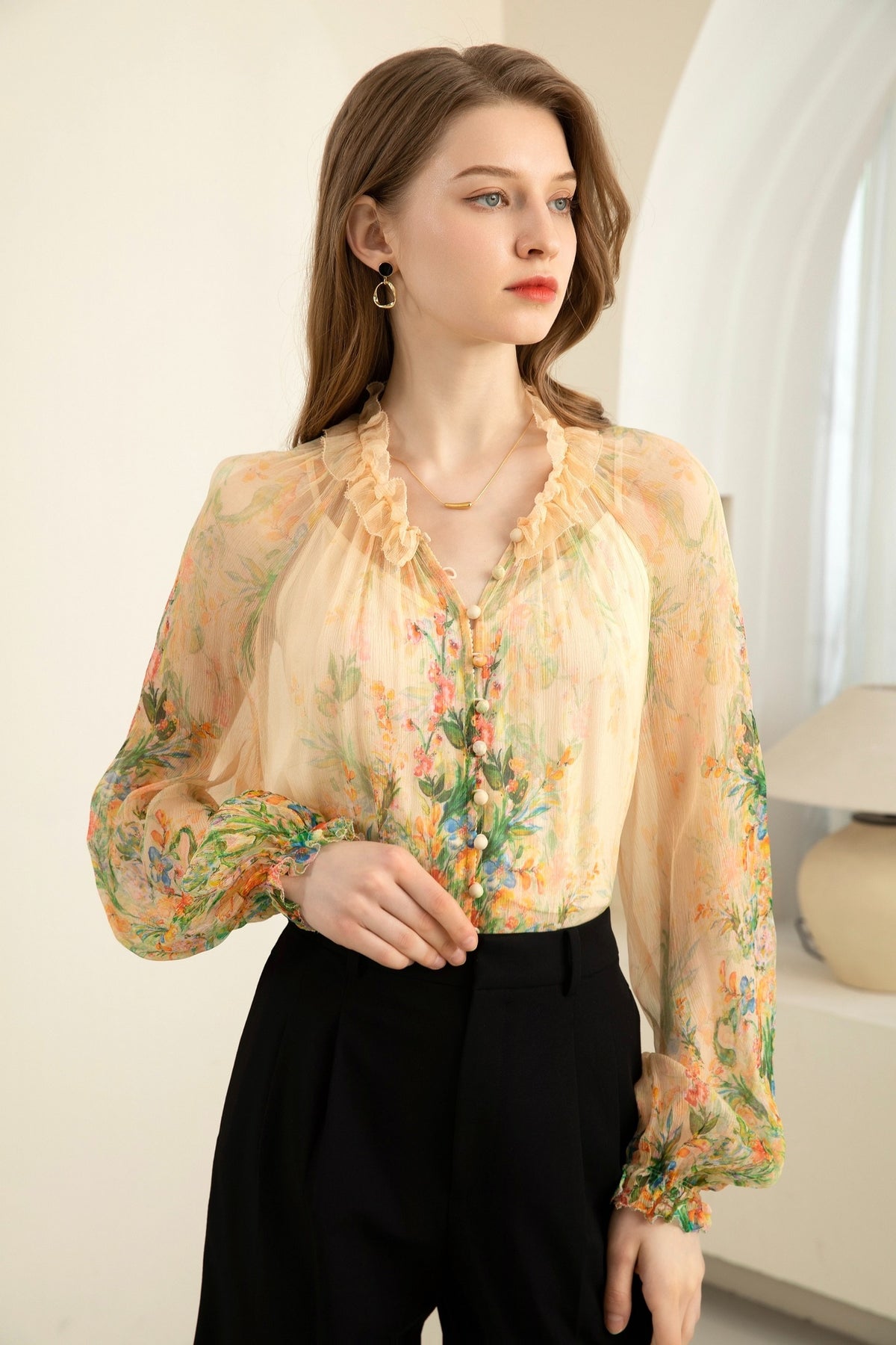 VIOLA SILK BLOUSE