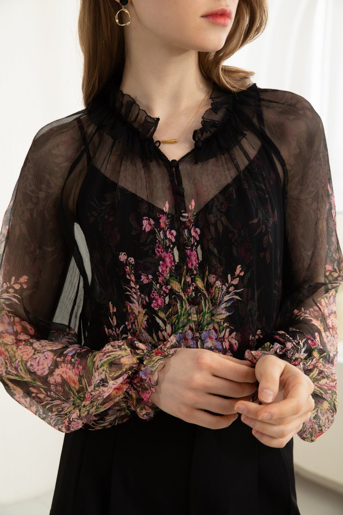 VIOLA SILK BLOUSE