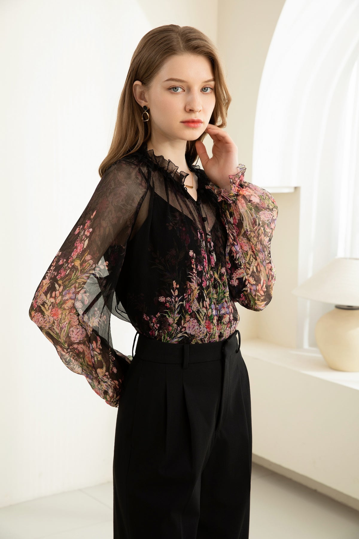 VIOLA SILK BLOUSE