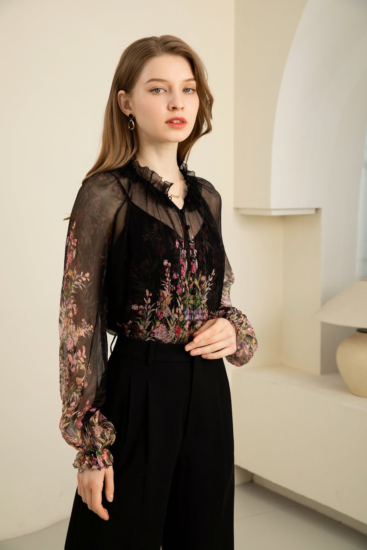 VIOLA SILK BLOUSE