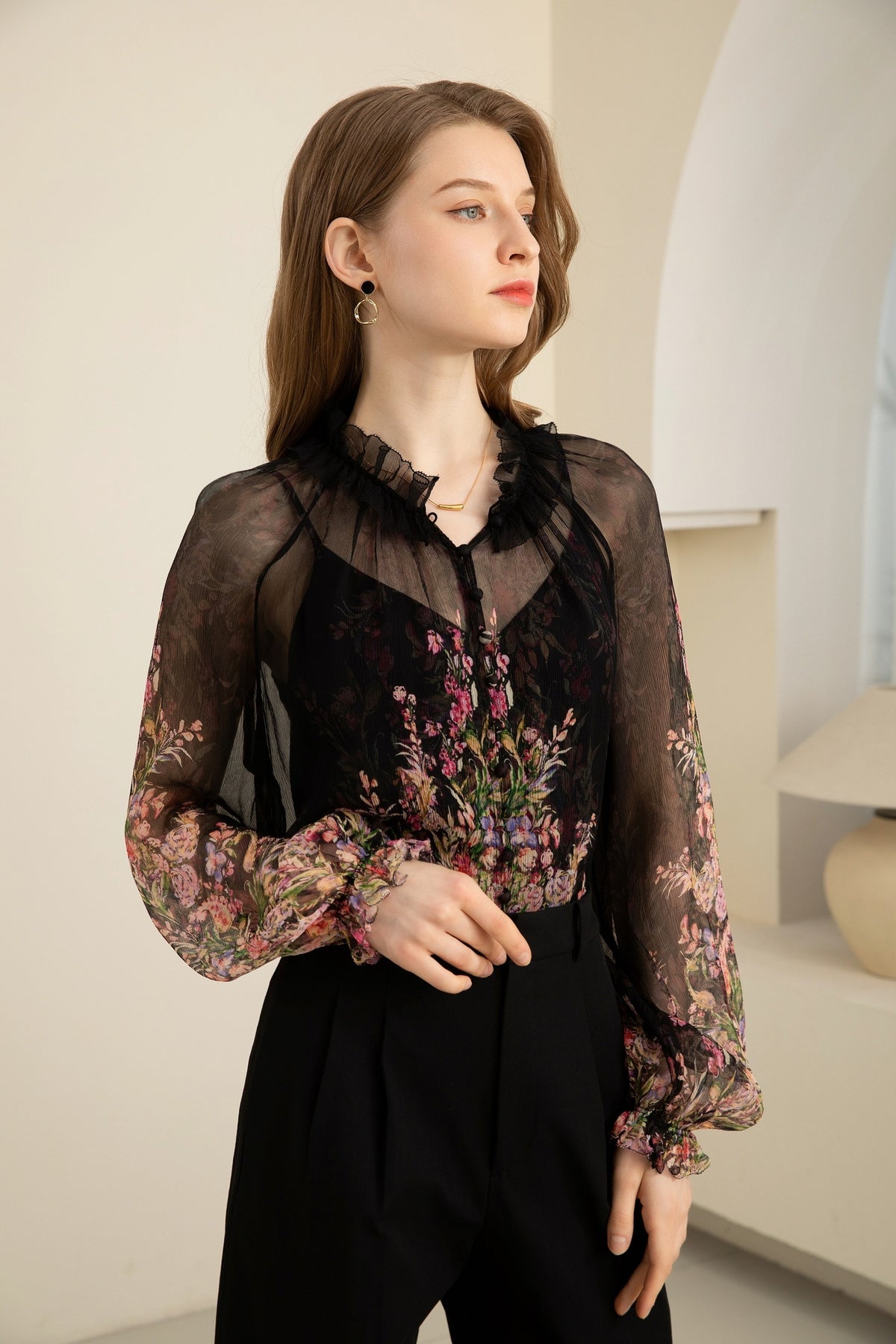 VIOLA SILK BLOUSE