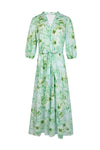 BRIELLE FLORAL LINEN DRESS