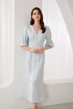 RUBY LINEN LONG DRESS