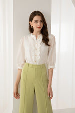 LUCIENNE SILK BLOUSE