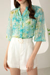 BRIELLE SILK BLOUSE