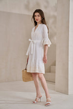 RAVEN LINEN SHORT DRESS