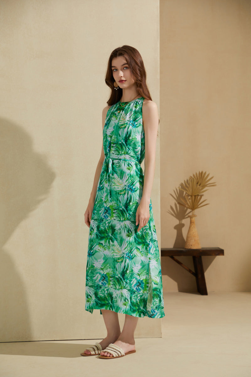 ASSIA CUPRO LONG DRESS