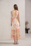 LORELLE SILK LONG DRESS