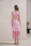 LORELLE SILK LONG DRESS