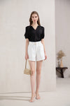 TAHARI STUDDED BLOUSE