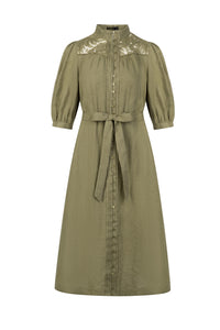 ILA BELTED LACE DRESS
