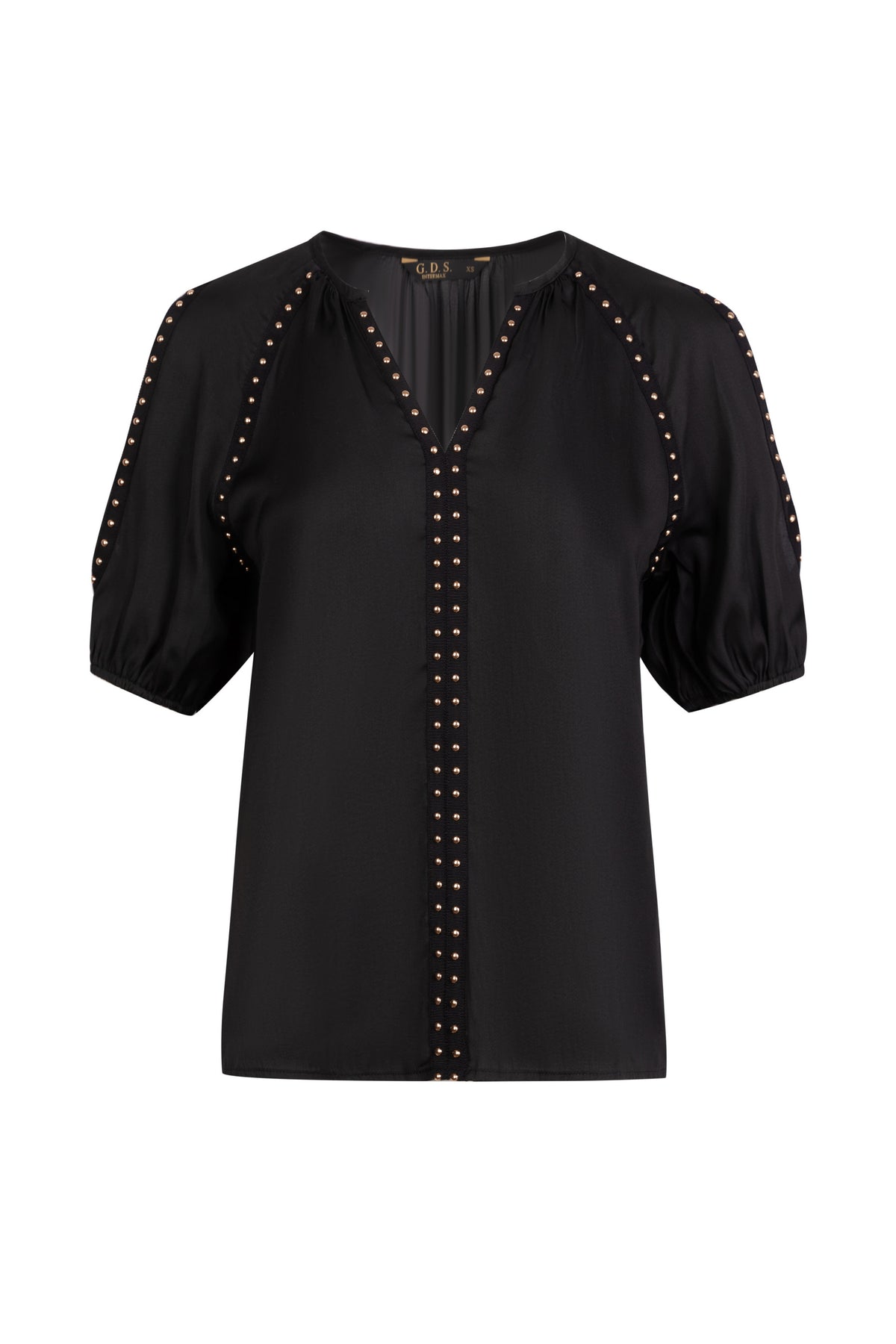 TAHARI STUDDED BLOUSE