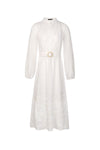 KIERRA BELTED LINEN DRESS