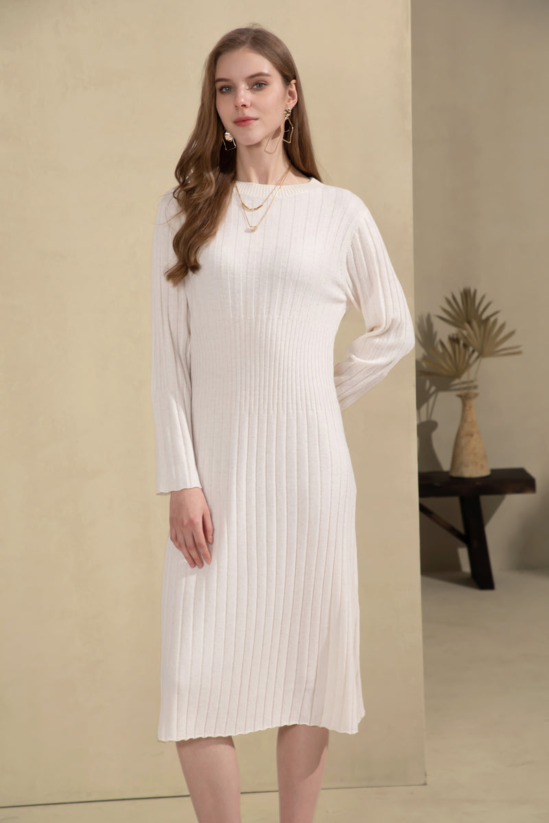 NYLA MERINO WOOL LONG DRESS