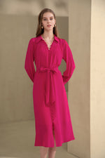 PEONY SILK LONG DRESS