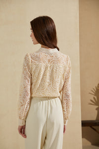 IRINA LACE BUTTON BLOUSE