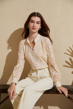 IRINA LACE BUTTON BLOUSE