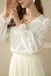 CLARISSE EMBROIDERED BLOUSE