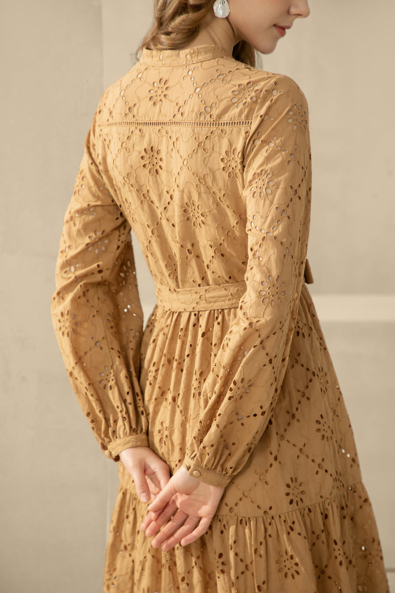 CLARISSE EMBROIDERED DRESS