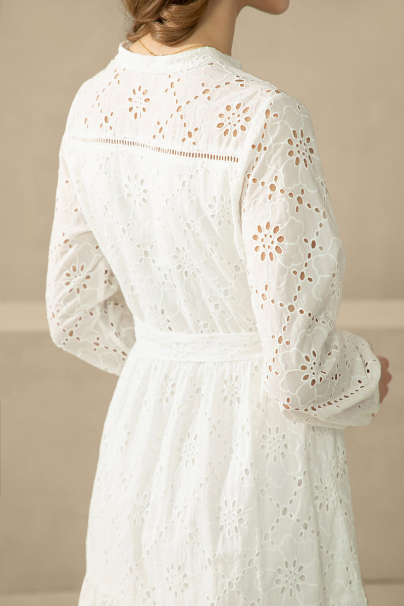 CLARISSE EMBROIDERED DRESS