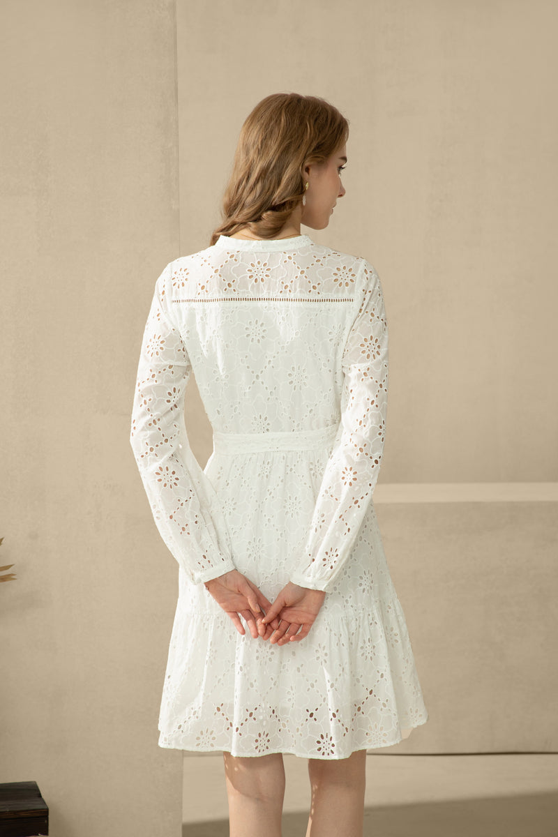 CLARISSE EMBROIDERED DRESS