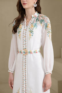 CELESTE LONG CUFF SLEEVES LONG DRESS