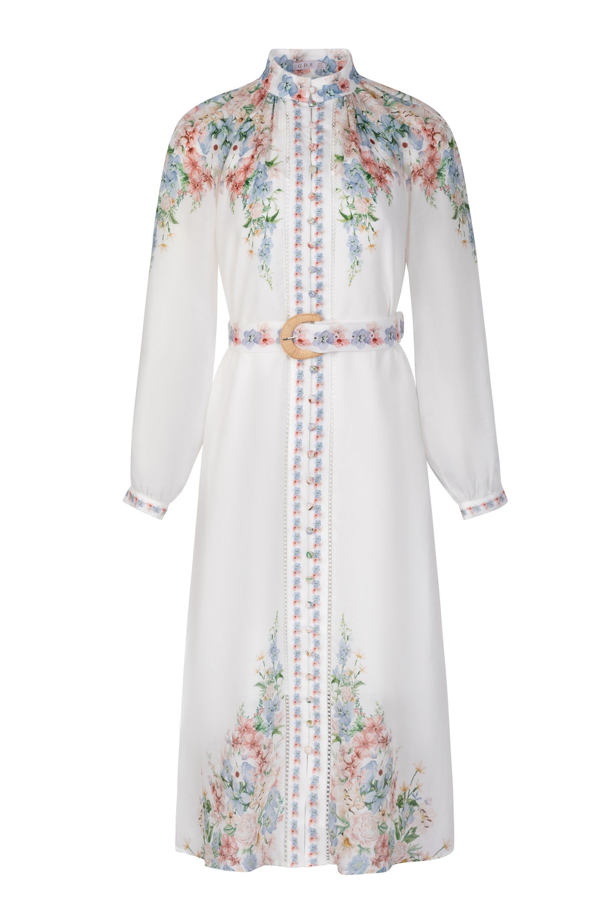 CELESTE LONG CUFF SLEEVES LONG DRESS