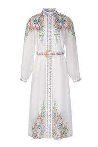 CELESTE LONG CUFF SLEEVES LONG DRESS