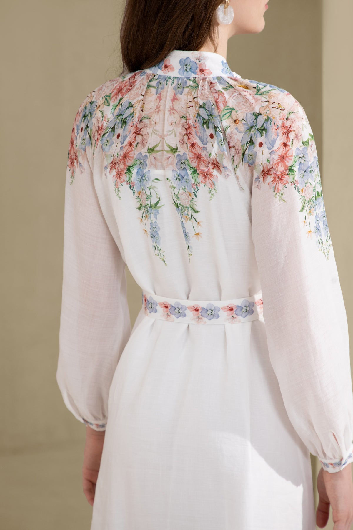 CELESTE LONG CUFF SLEEVES LONG DRESS