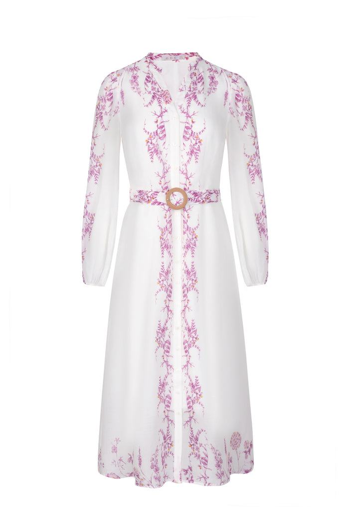 NICOLETTE LONG SLEEVES LONG DRESS