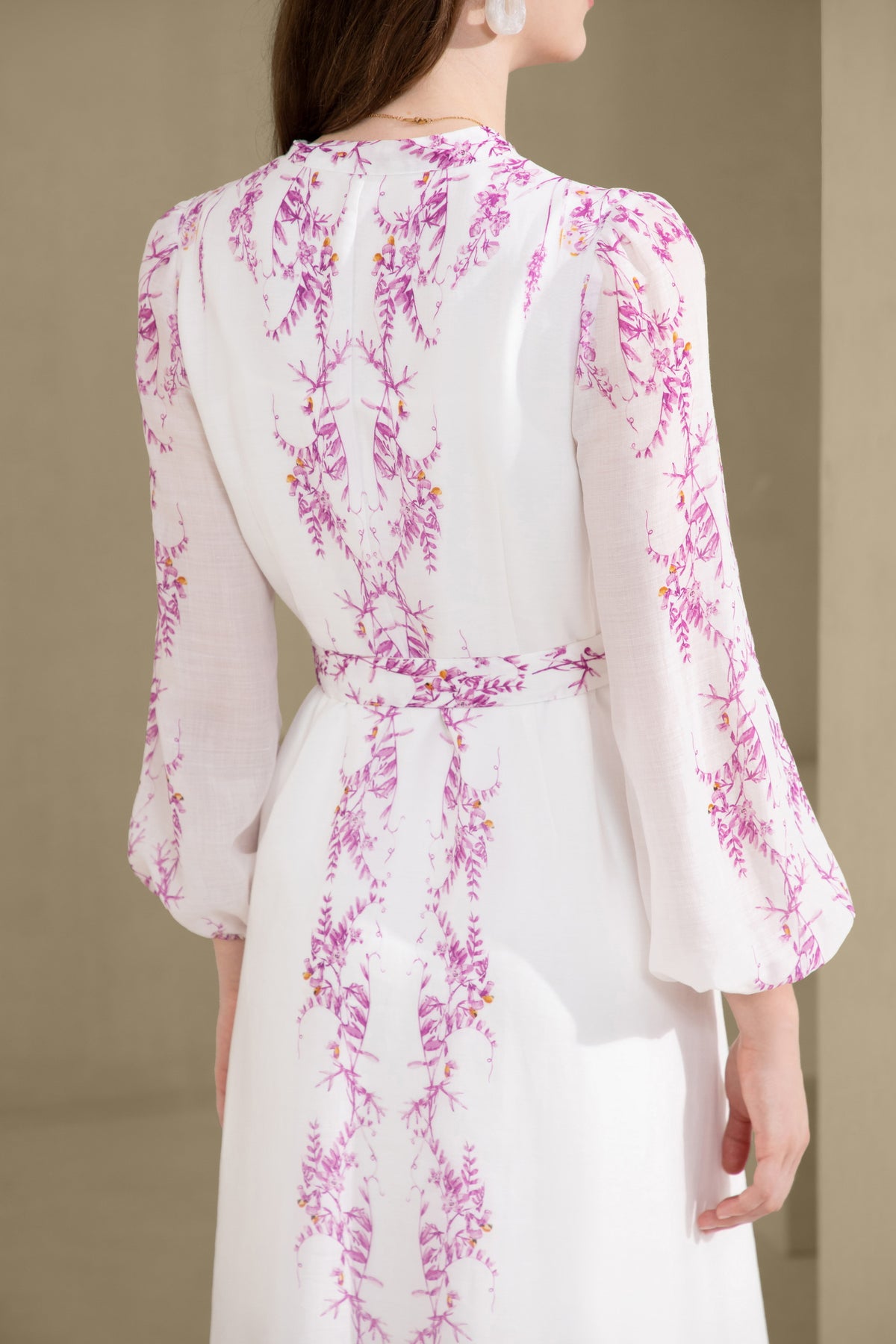 NICOLETTE LONG SLEEVES LONG DRESS