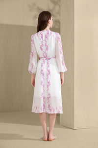 NICOLETTE LONG SLEEVES LONG DRESS
