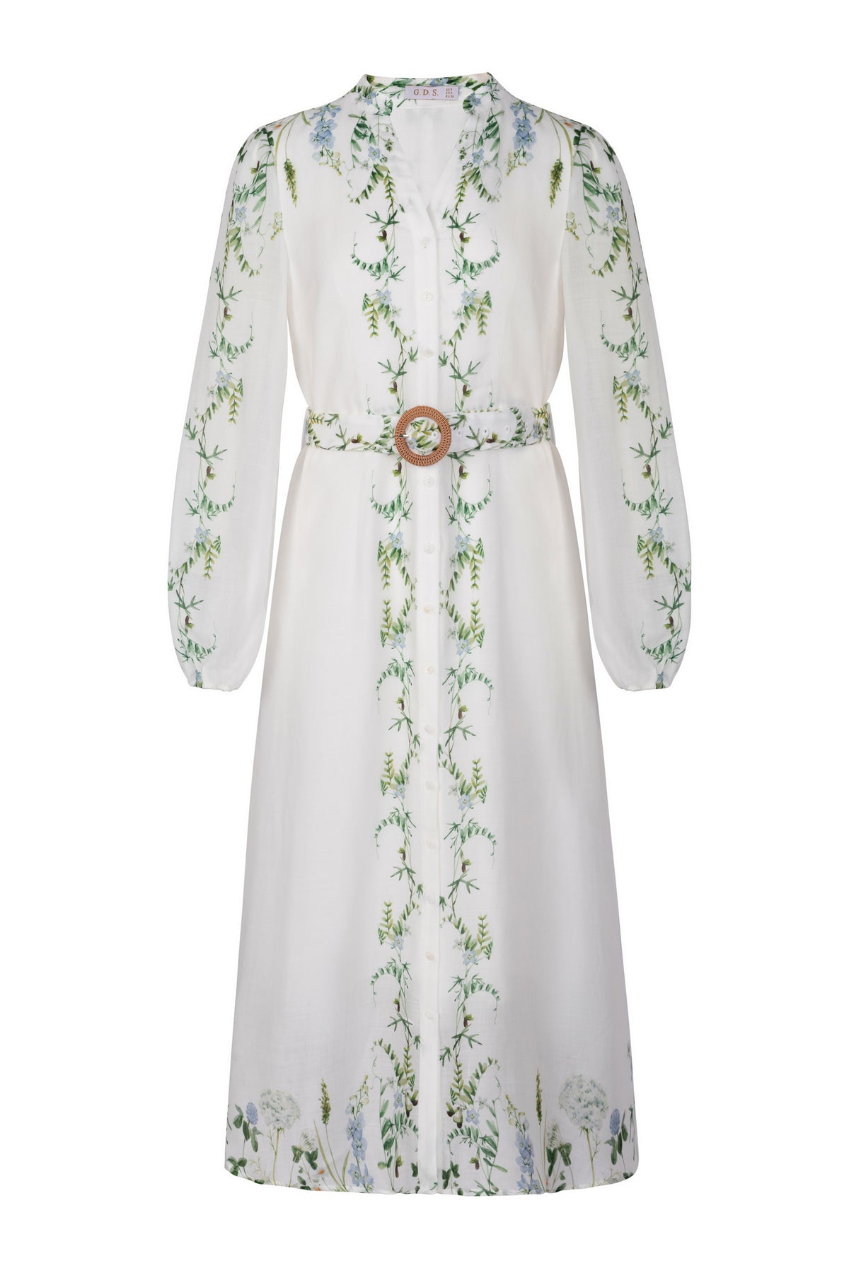 NICOLETTE LONG SLEEVES LONG DRESS