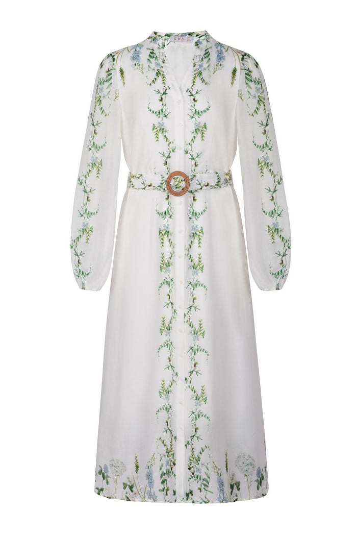 NICOLETTE LONG SLEEVES LONG DRESS