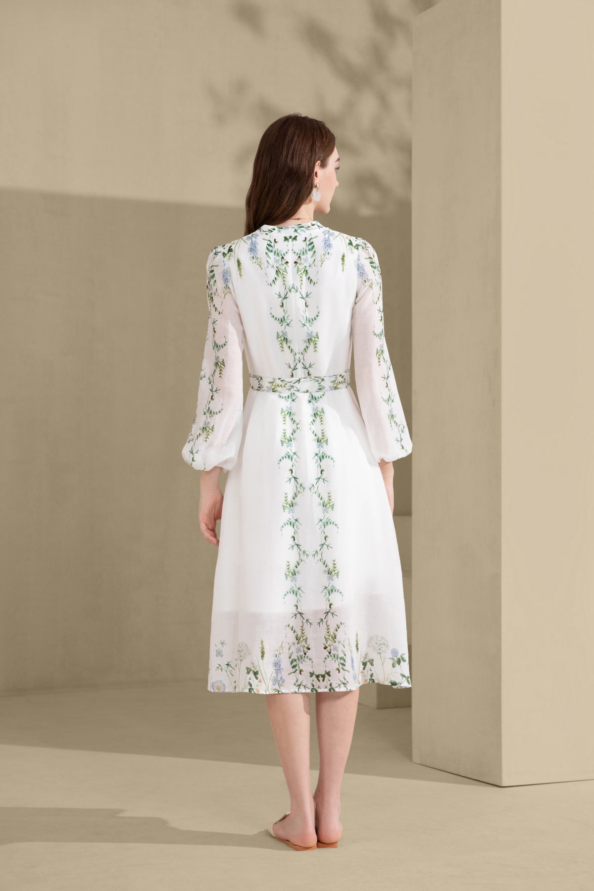NICOLETTE LONG SLEEVES LONG DRESS