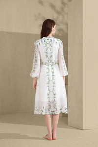 NICOLETTE LONG SLEEVES LONG DRESS