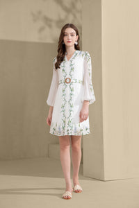 NICOLETTE BELTED SHORT DRESS