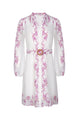 NICOLETTE BELTED LONG SLEEVES SHORT DRESS