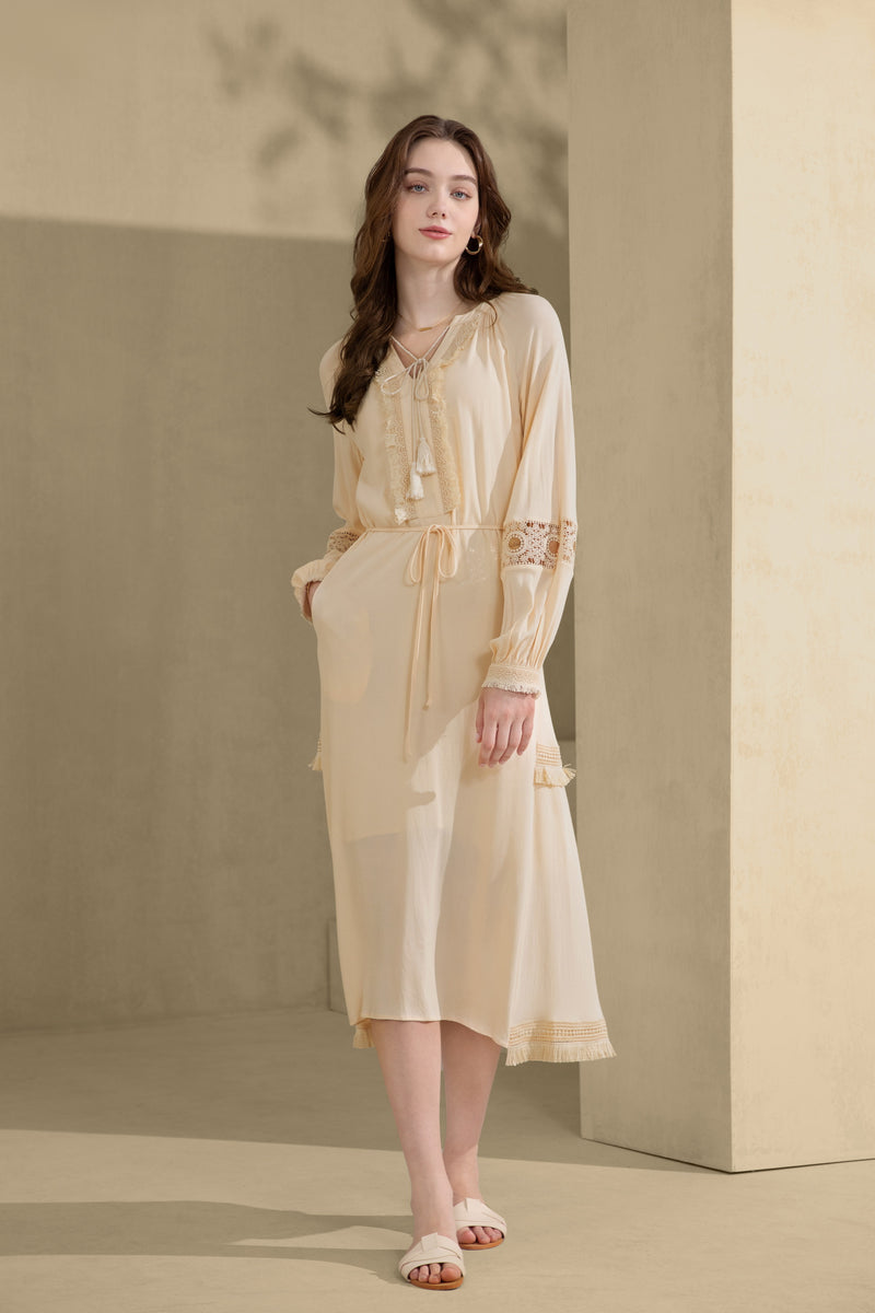 ADELE COTTON LONG DRESS