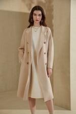 GWENYTH MERINO WOOL WRAP COAT