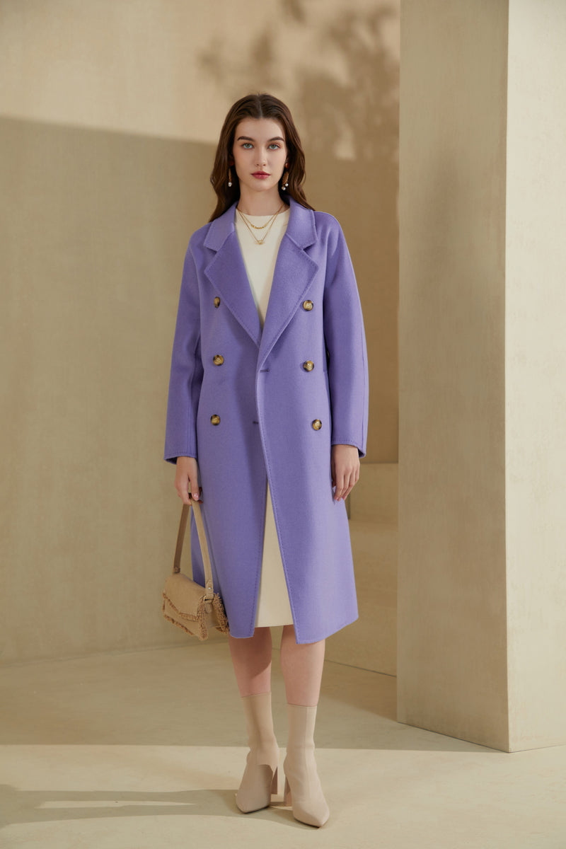 GWENYTH MERINO WOOL WRAP COAT