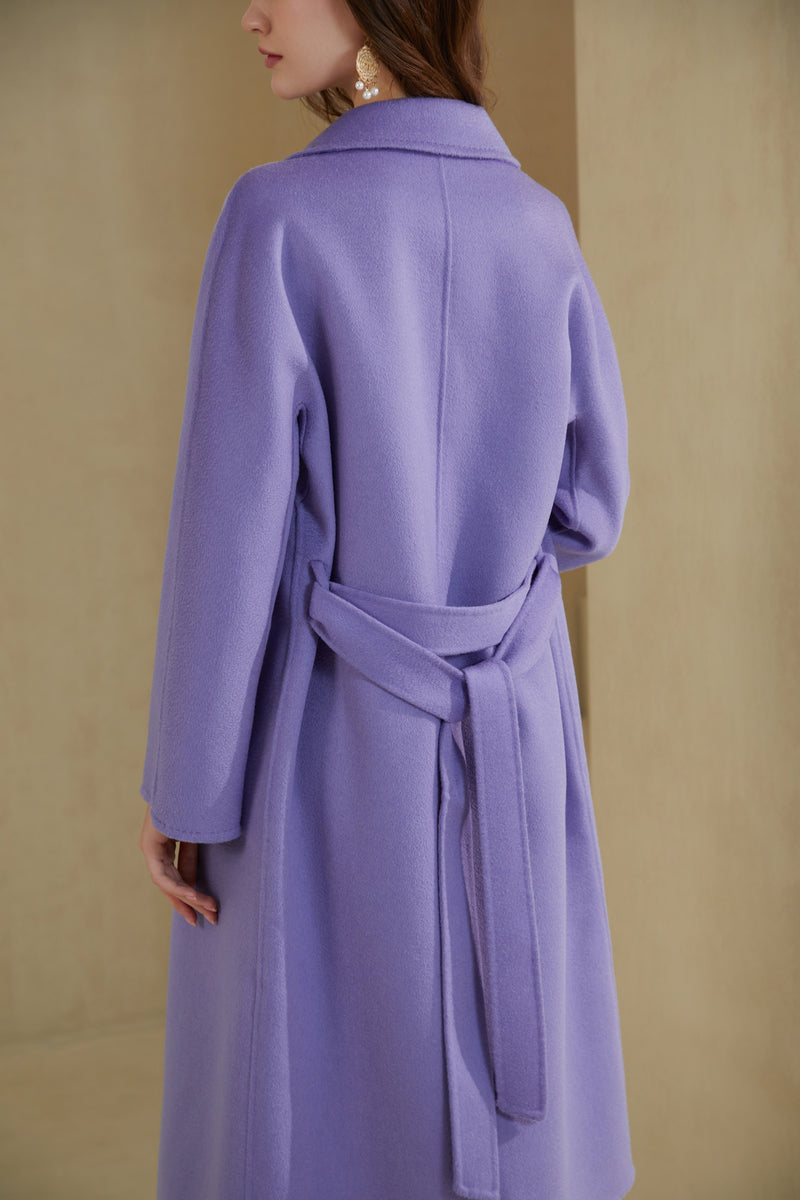 GWENYTH MERINO WOOL WRAP COAT